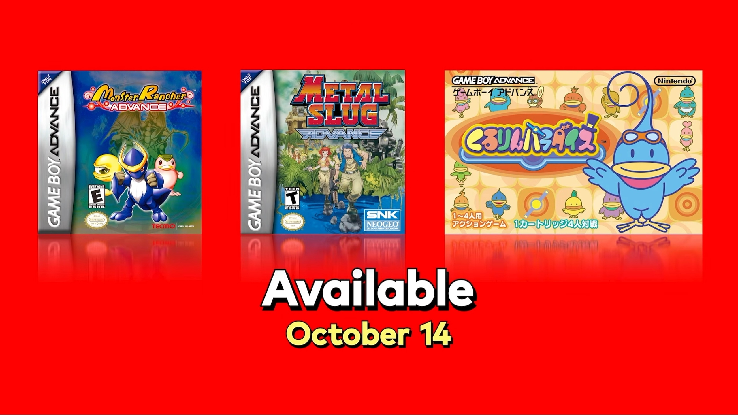 Jeus Trois nouveaux jeux GBA, dont Metal Slug Advance, sont disponibles sur ...