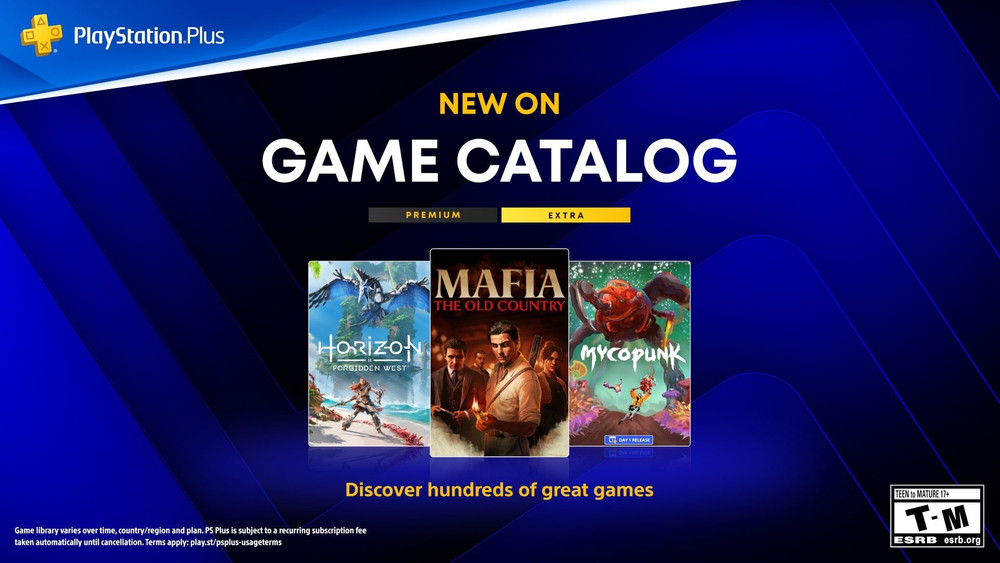 PlayStation Plus: Mafia: The Old Country, Horizon Forbidden West e mais chegam a 20 de outubro
