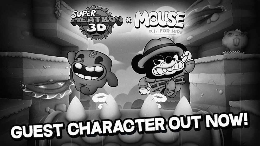 Super Meat Boy 3D ya tiene colaboración con MOUSE: P.I. For Hire
