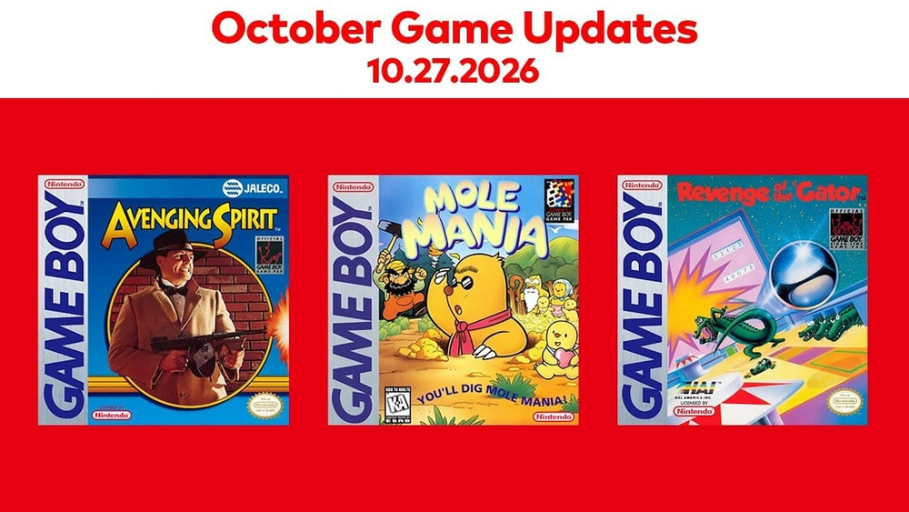Die Game-Boy-Spiele Avenging Spirit, Mole Mania und Pinball: Revenge erscheinen am 27. Oktober für die Switch