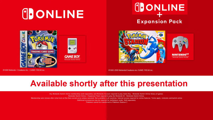 Pokmon Trading Card Game and Pokmon Stadium 2 come to Switch today - IG  News