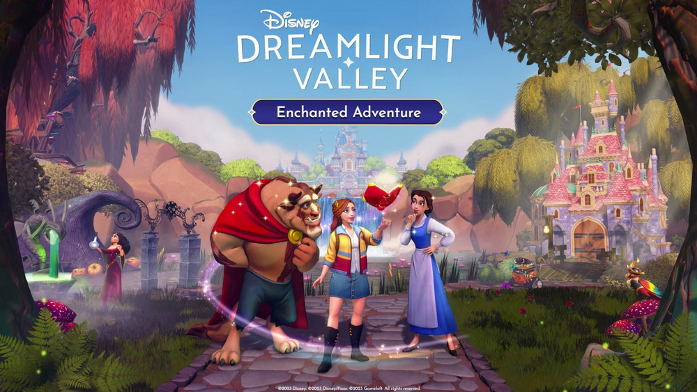 La Bella y la Bestia son los protagonistas de la nueva actualización de Disney Dreamlight Valley
