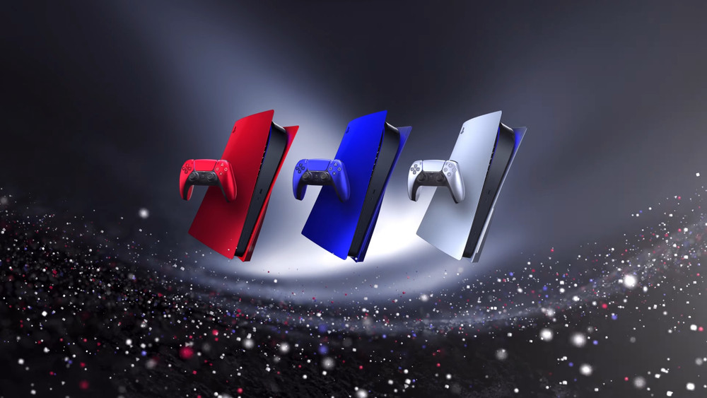 De nouveaux coloris pour la DualSense et les façades de la PS5