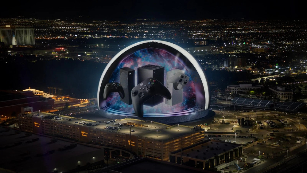 Xbox diffuse son logo sur l’immense sphère de Las Vegas pour s'offrir un bon coup de communication