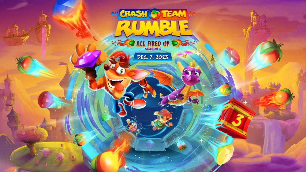 Spyro beim Crash Team Rumble am 7. Dezember