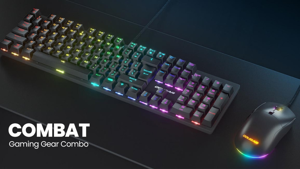 Cougar wird in Kürze das Tastatur-/Maus-Set Combat auf den Markt bringen