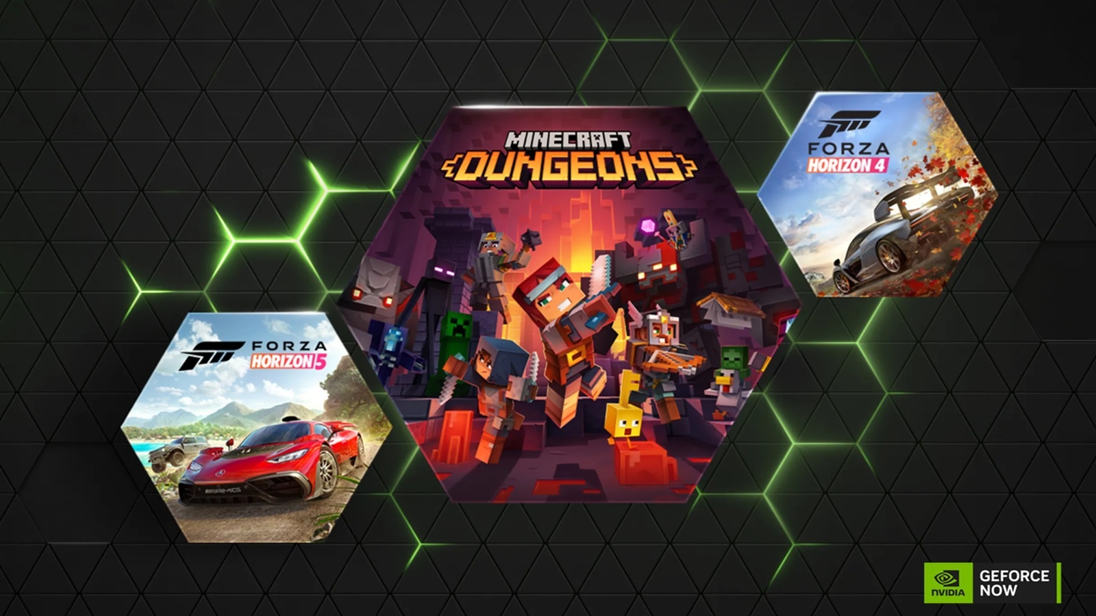 Forza Horizon 4 5 and Minecraft Dungeons coming to GeForce Now