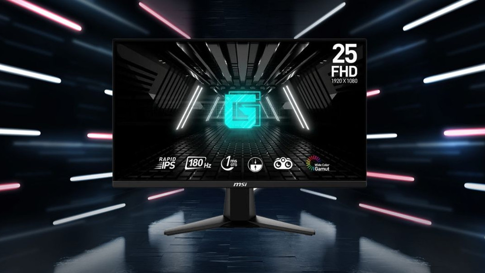 MSI presenta il G255F, uno schermo LCD Full HD da 24,5 pollici a 160 €