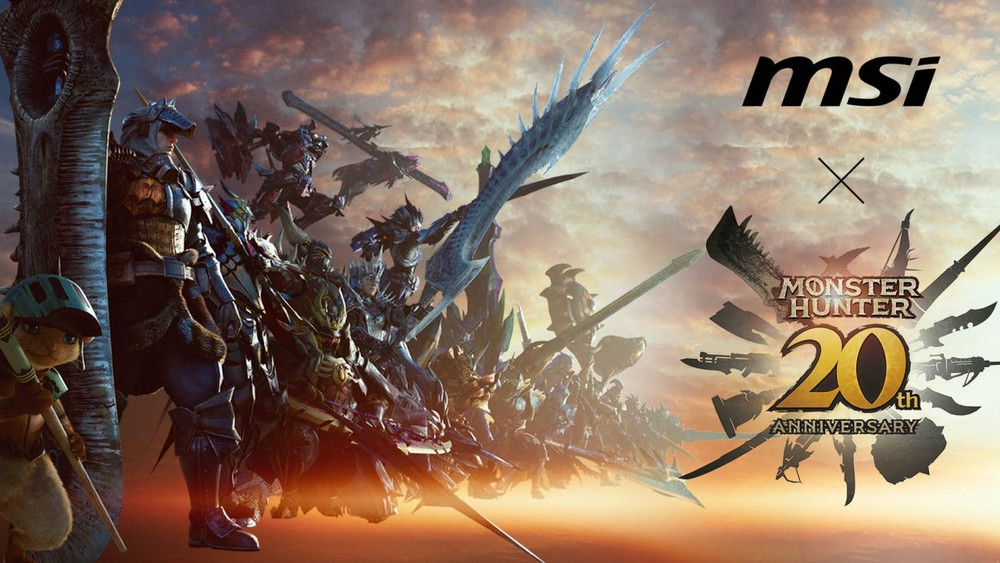 MSI and Capcom announce collaboration on a series of limited-edition Monster Hunter products