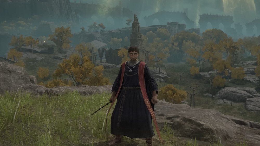 Hogwarts Legacy arriva su Elden Ring con questa straordinaria mod