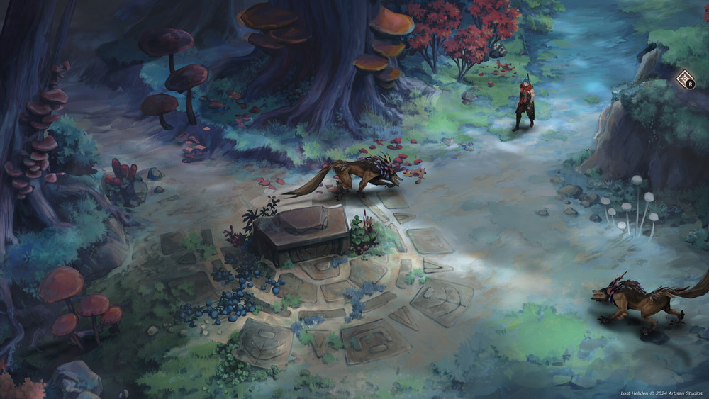 Así es Lost Hellden, un JRPG con escenarios pintados a mano