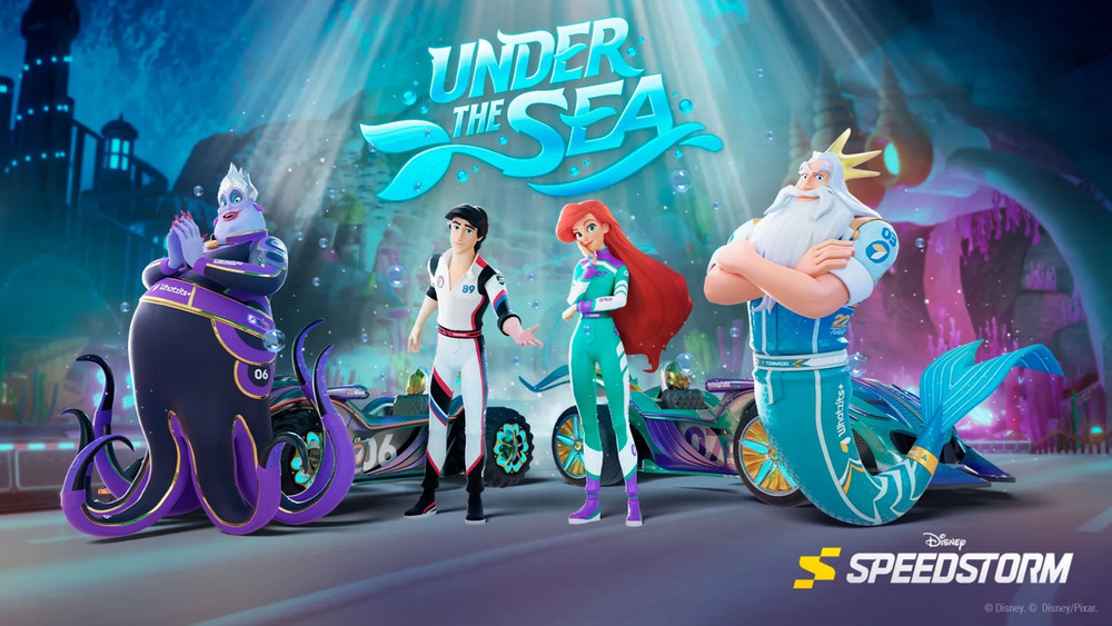 Disney Speedstorm: la stagione 6 sul tema de « La Sirenetta » è ora disponibile