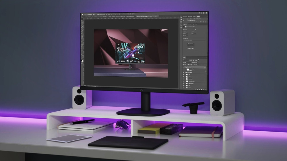 Cooler Master sort un moniteur Full HD de 24,5 pouces à 110 €