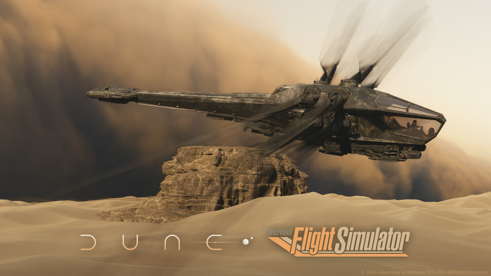 L'univers de Dune est arrivé dans Microsoft Flight Simulator