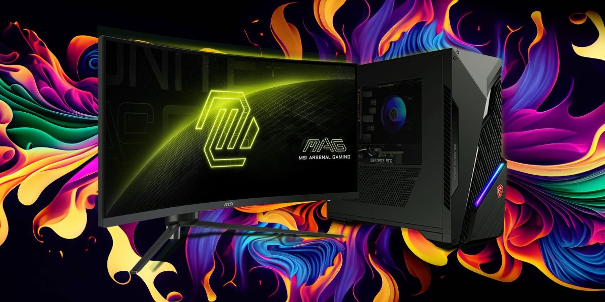 MSI presents the MAG 345CQR, a 34-inch UWQHD LCD gaming display