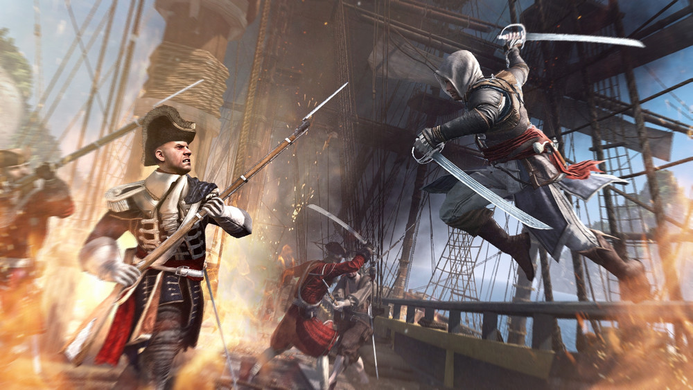 On Steam, the number of Assassin's Creed IV players has risen sharply since the release of Skull and Bones