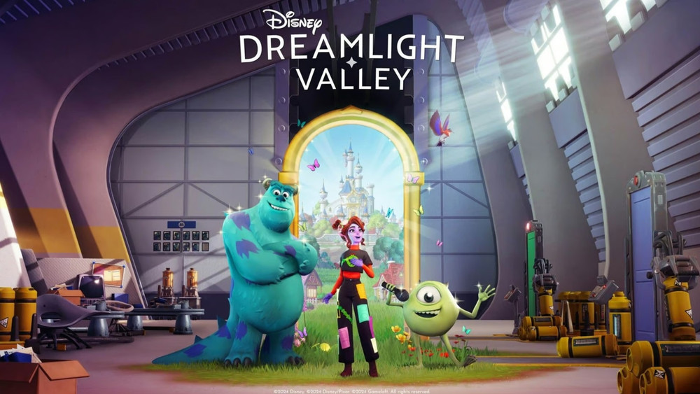 Monstres & Cie est à l'honneur de la nouvelle mise à jour de Disney Dreamlight Valley