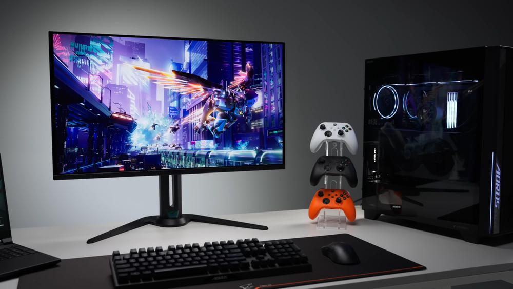 Lo schermo dell'Aorus FO32U2P offre nuovi dettagli, ma ancora non si conosce il prezzo o la data di uscita