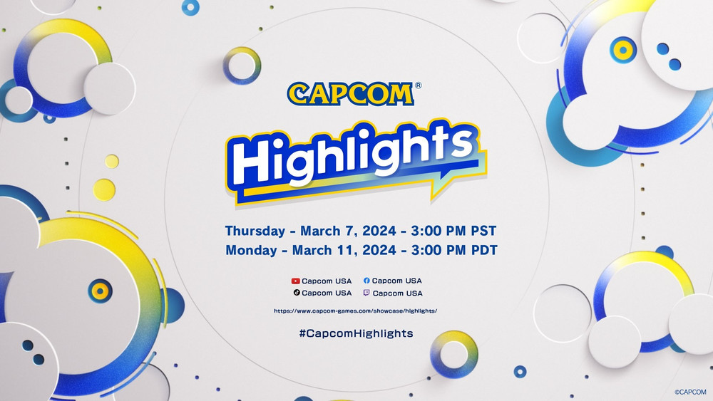 Capcom nous parlera de ses futurs jeux durant un évènement qui aura lieu les 8 et 12 mars