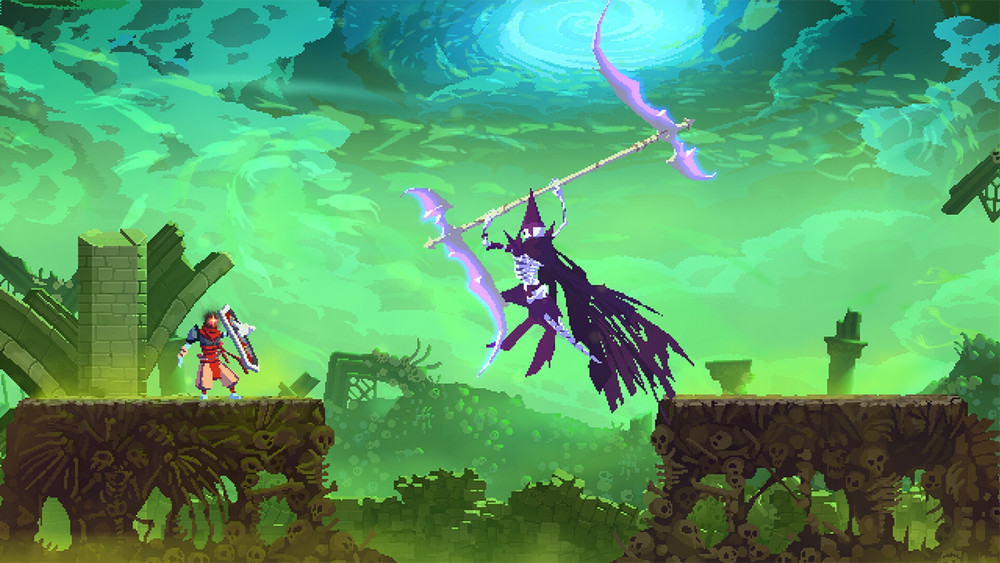 Im DLC Return to Castlevania für Dead Cells schlüpft man in die Rolle von Richter Belmont.