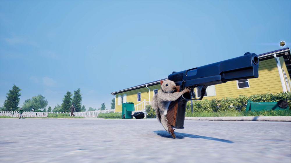 Das verrückte Spiel Squirrel with a Gun erscheint diesen Herbst für Konsolen und PC.