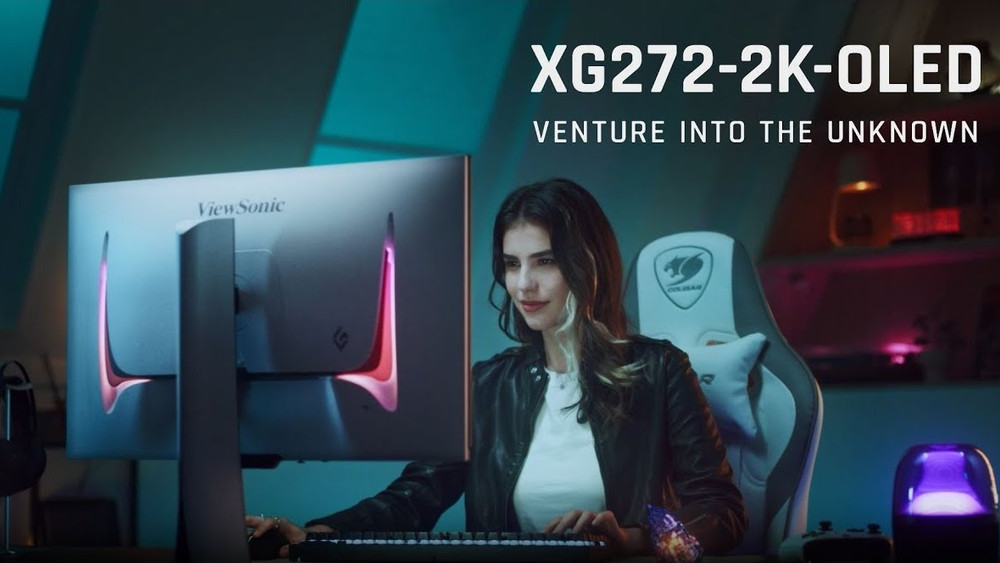 ViewSonic sort son moniteur de jeu, le XG272-2K-OLED de 27 pouces au prix de 899,99 $