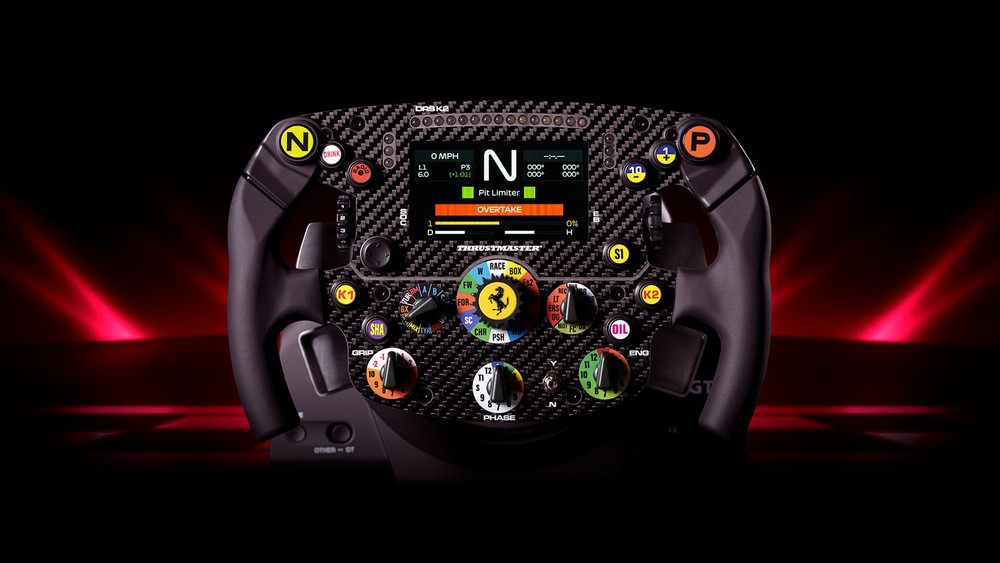Ya disponible el add-on para volante Formula Wheel Ferrari SF1000 Edition de Thrustmaster, compatible con la T-Series, compatibl