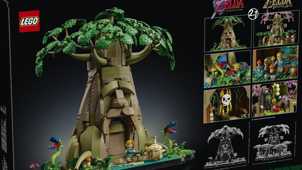 El set de LEGO de Zelda Gran Árbol Deku 2 en 1 estará disponible el 1 de septiembre