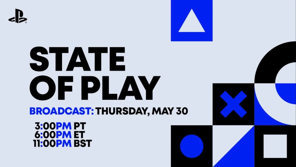Sony has announced a State of Play for Thursday, May 30