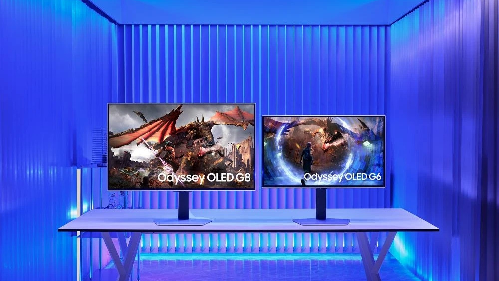 Samsung announces the Odyssey OLED G8 and G6 gaming monitors