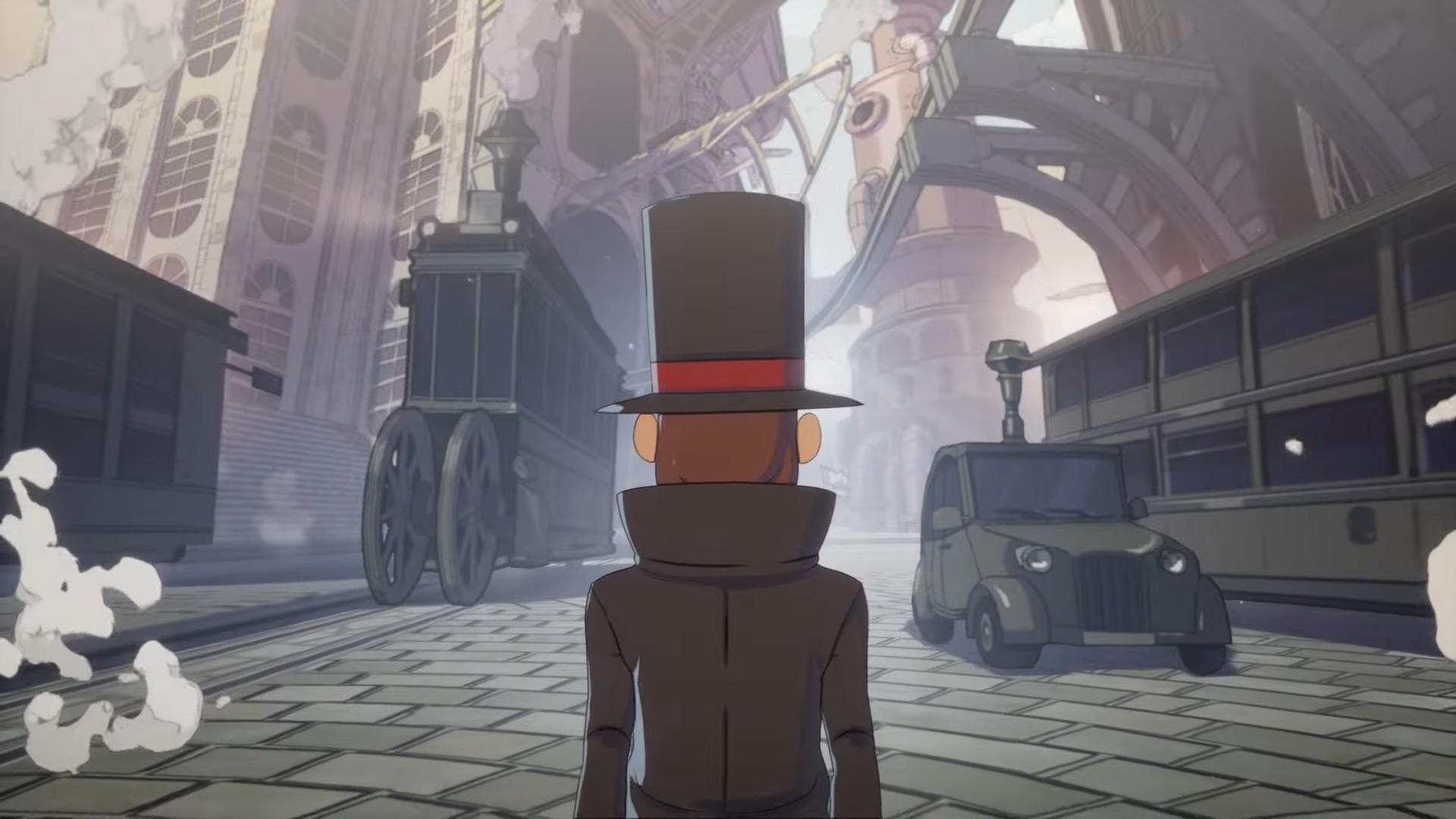 Ed Layton Professor Layton and the New World of Steam hace una breve aparición ...