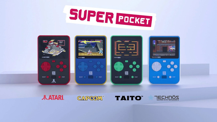 最終価格！SUPER POCKET 2種セット　EVERCADE Evercade announces Atari and Technos Super Pocket, to be