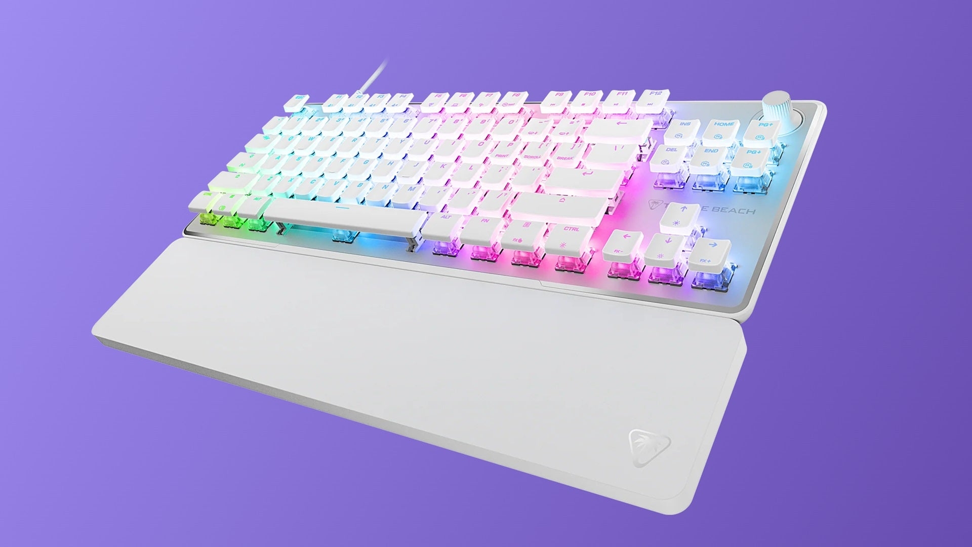 Turtle beach lance la version blanche de son clavier vulcan ii tkl pro