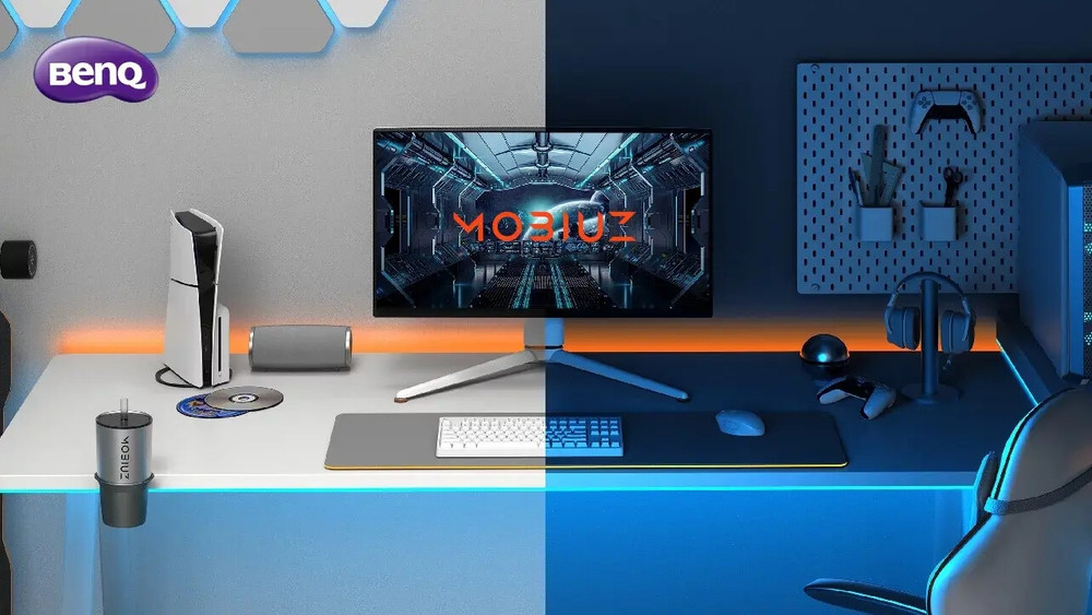 BenQ annuncia un nuovo monitor da gaming 4K, il Mobiuz EX321UX