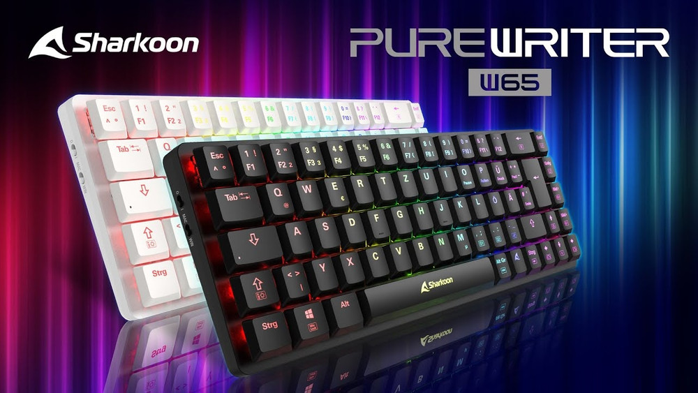 Sharkoon lancia la tastiera PureWriter W65 a 89,90 €