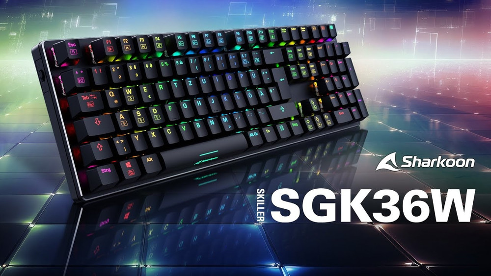 Sharkoon annonce son clavier gaming sans fil, le Skiller SGK36