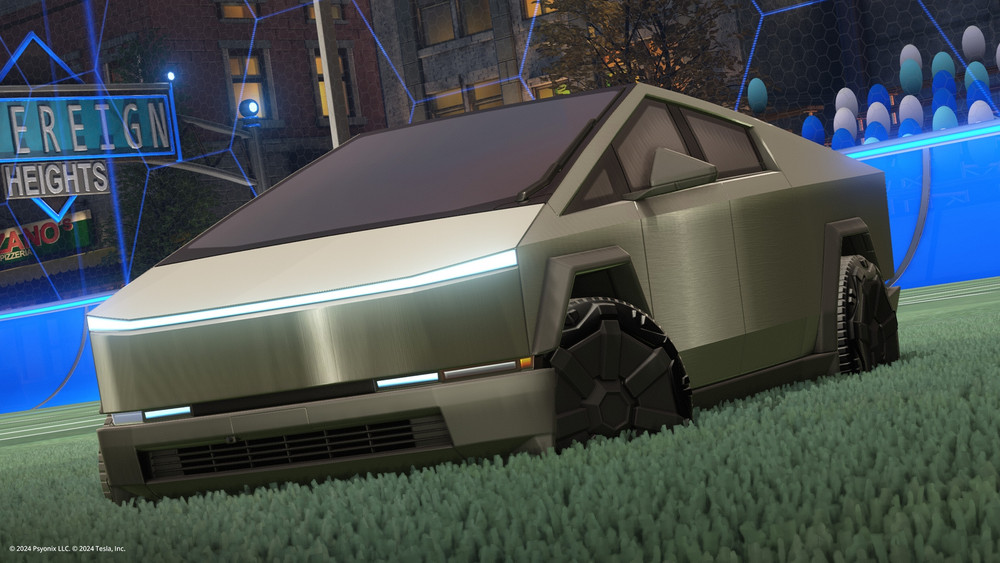 Der Cybertruck von Tesla erscheint am 23. Juli in Rocket League und Fortnite