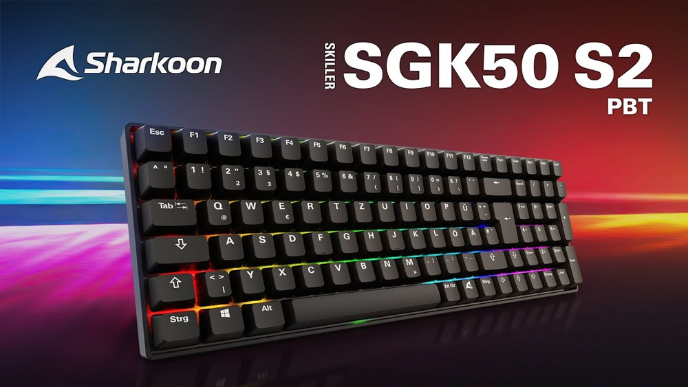 Sharkoon dévoile son clavier gaming SGK50 S2 en trois versions allant de 79,90 € à 109,90 €