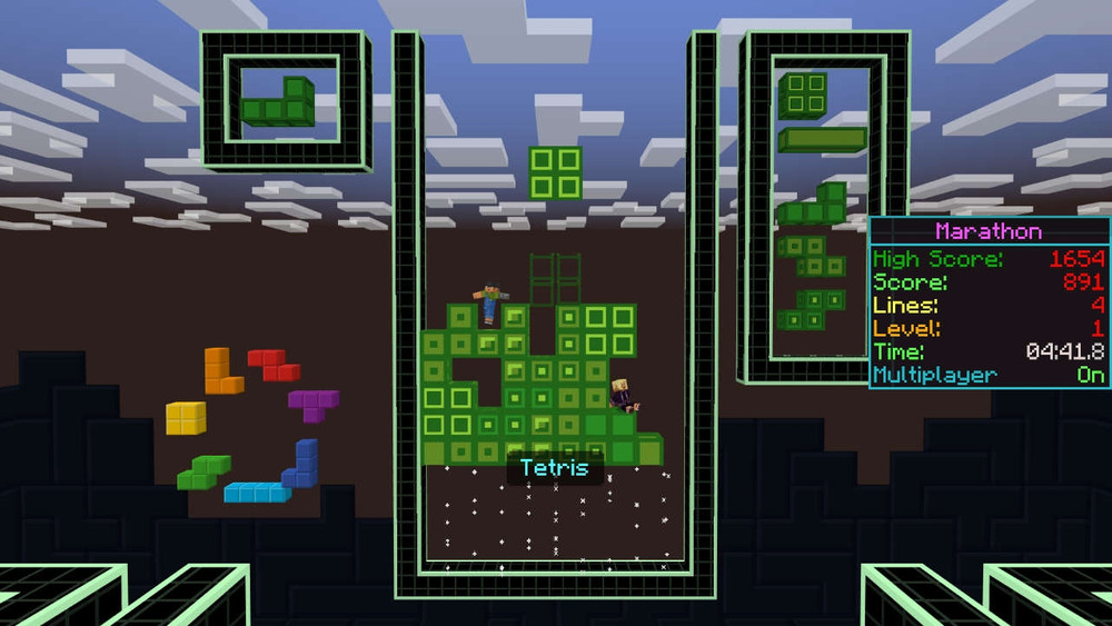 A Tetris DLC is now available in Minecraft