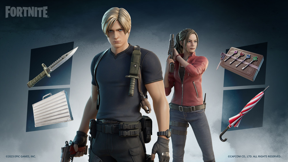 Claire Redfield y Leon S. Kennedy de Resident Evil han llegado a Fortnite