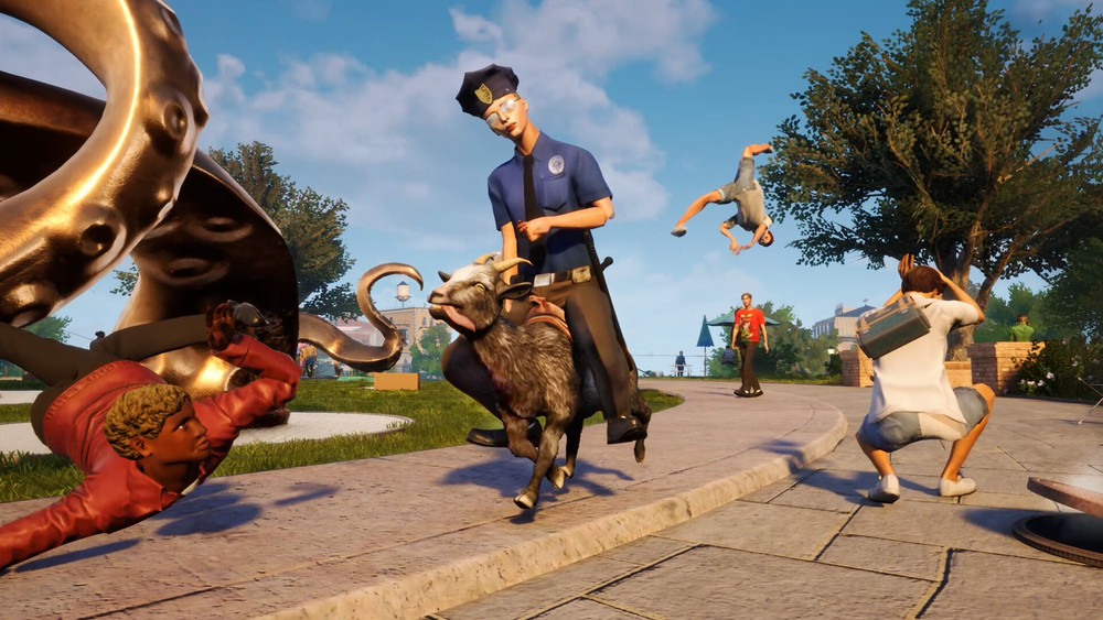 Goat Simulator 3 è ora disponibile su Switch