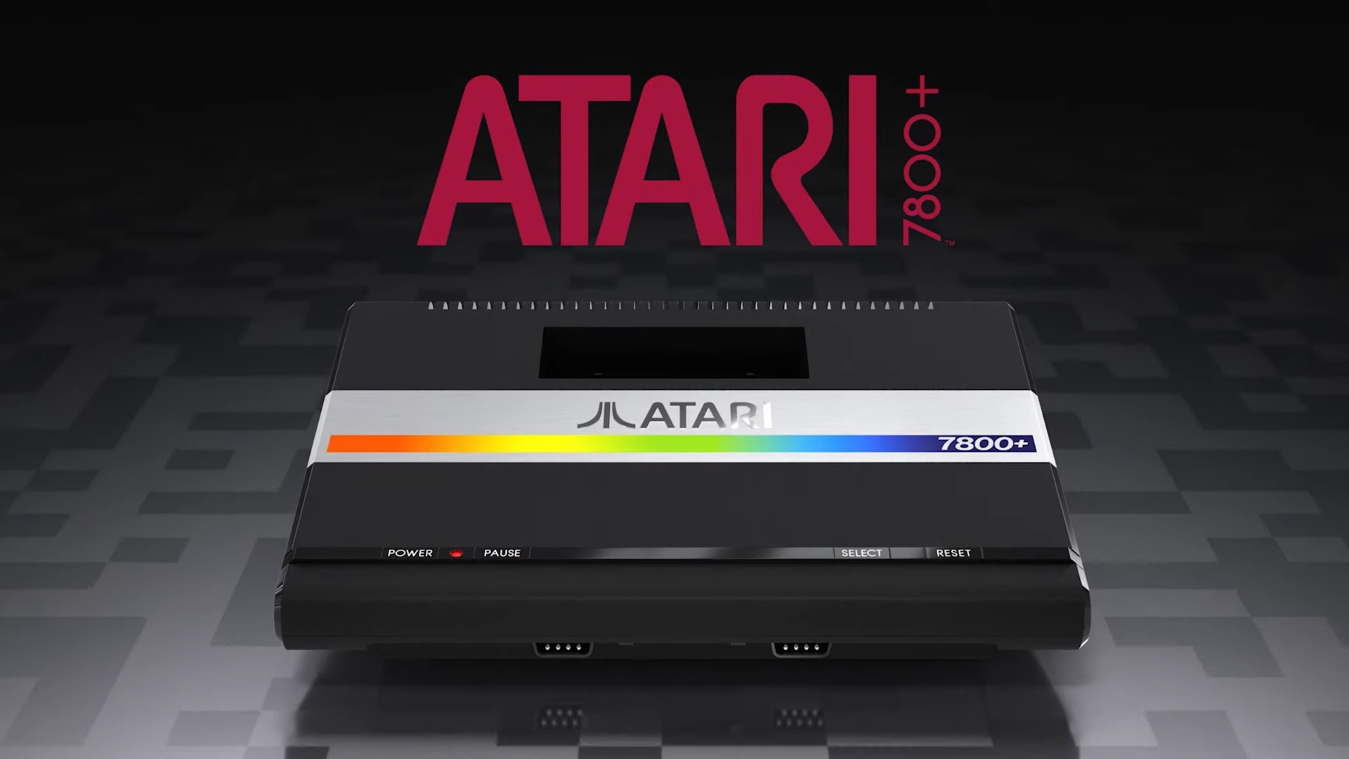 Atari 7800 console top