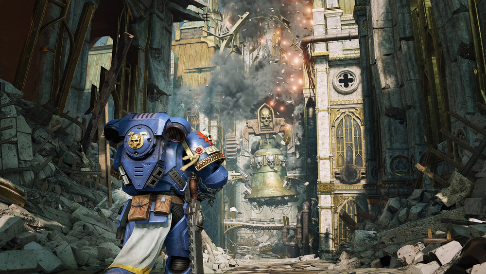 Warhammer 40,000: Space Marine 2 will feature cross-play on releas