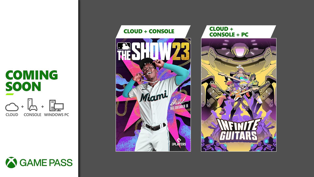 MLB The Show 23 and Infinite Guitars are preparing to arrive on Game Pass