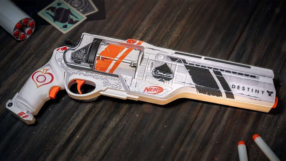 Acusan a Bungie y Nerf de copiar elementos de un arma diseñada por un fan para diseñar el rifle Ace of Spades