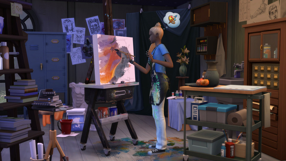 The Sims 4: Die DLCs « Storybook Nursery Kit » und « Artist Studio Kit » kommen am 19. September