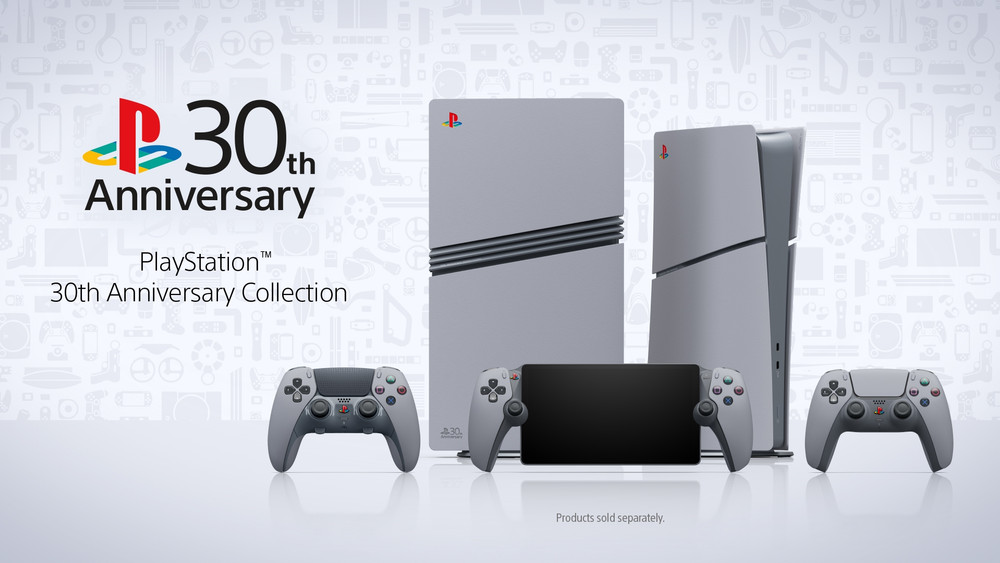 Sony presenta la PS5 e gli accessori con i colori del suo trentesimo anniversario