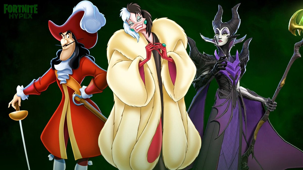 Three Disney villains are coming to Fortnite