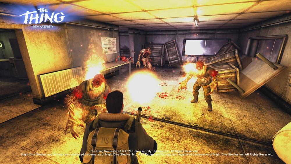 Un peu de gameplay pour The Thing: Remastered