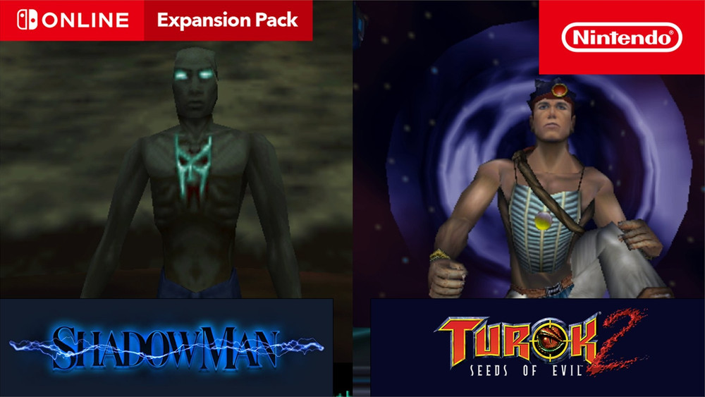 SHADOW MAN e Turok 2: Seeds of Evil sono disponibili su Nintendo Switch Online
